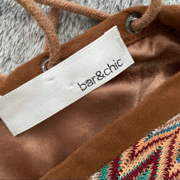 bar&chic Racerback Tank Chevron Tennis Style Dress - Picture 5 of 7